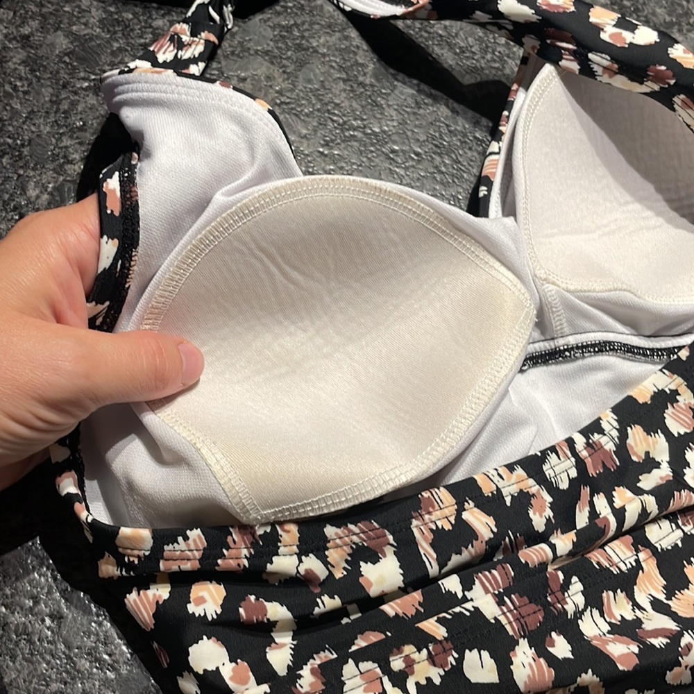 Isabel Maternity Animal Print Bathing Suit - Picture 4 of 5